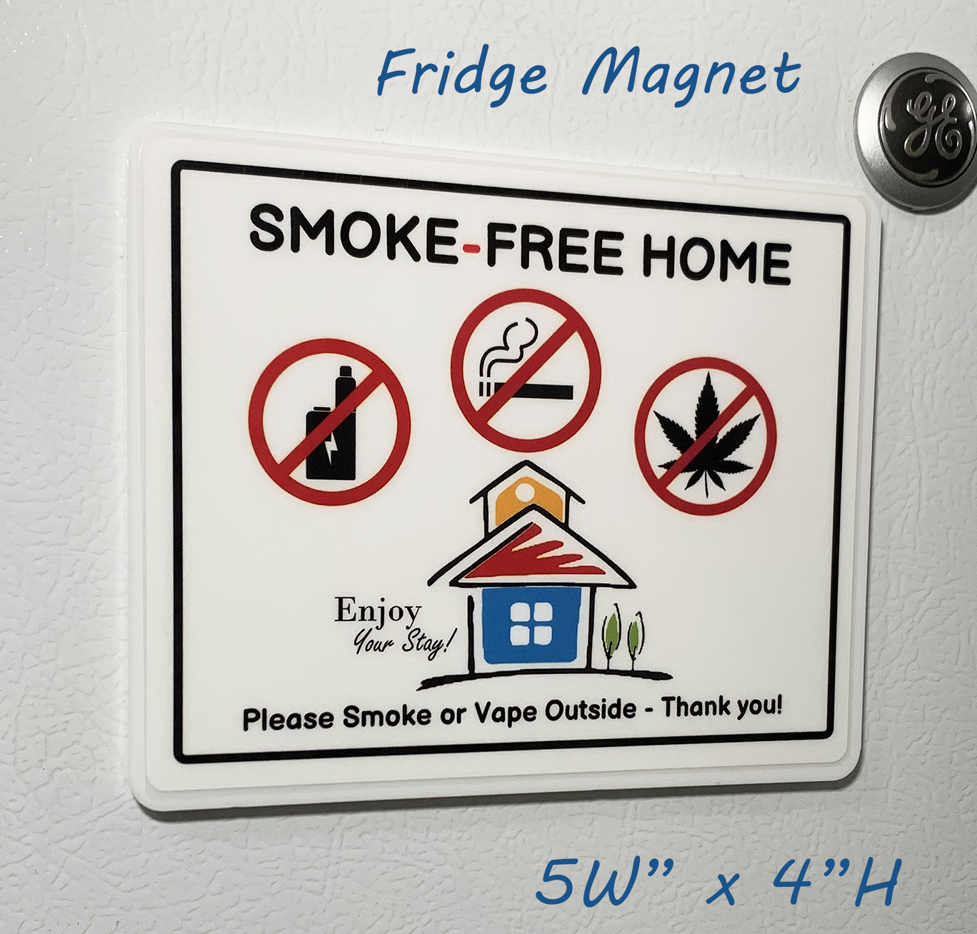 No Thank You Fridge Magnet